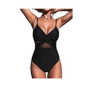 Elegant Black Women's Swimsuit